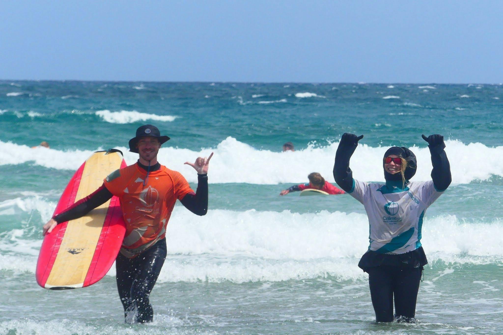 Famara Beach: 4-Hr Surfing Lesson