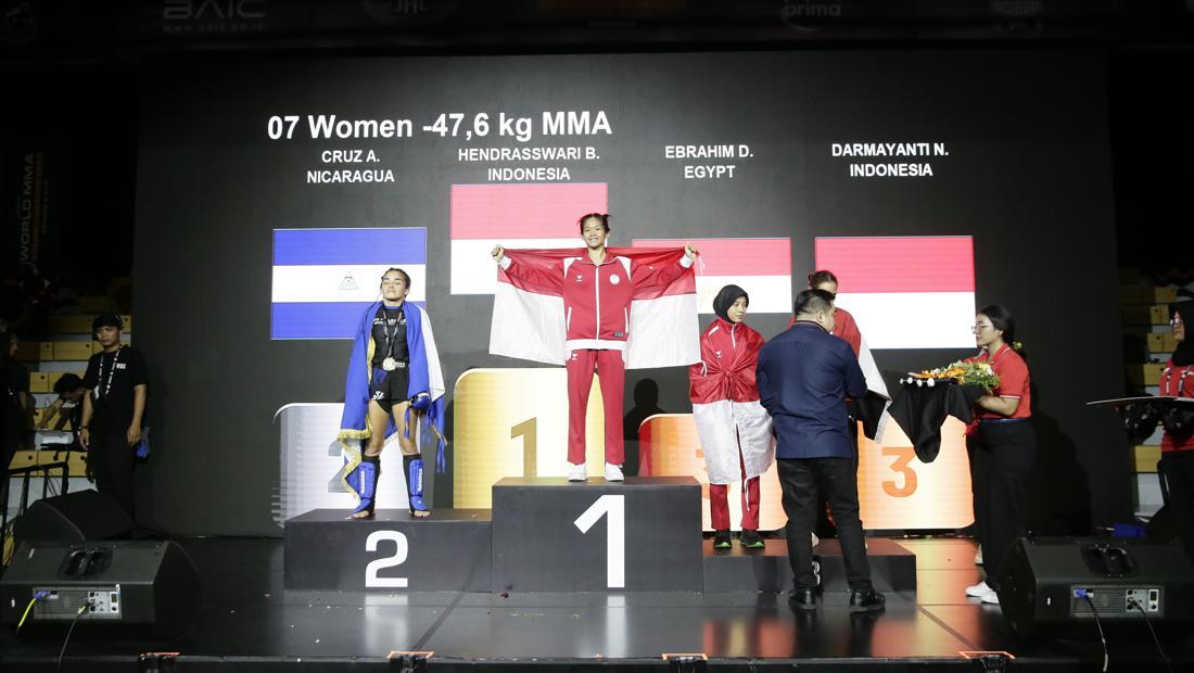 GAMMA World MMA Championships 2024 Tuntas, Indonesia Raih 1 Emas