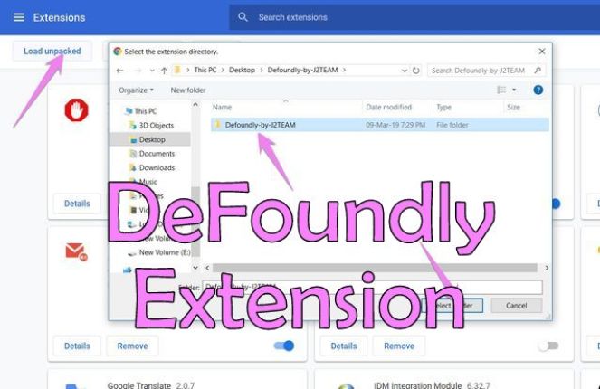 How to use Defoundly to reveal Profoundly Names. 3 Defoundly Chrome Extension Link