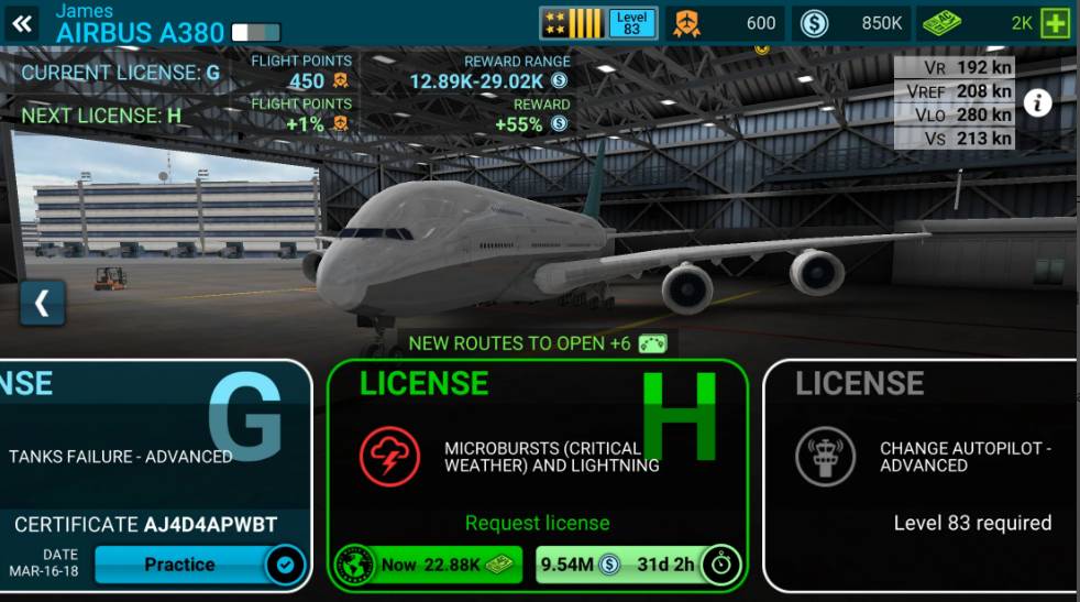 Airline Commander Codes