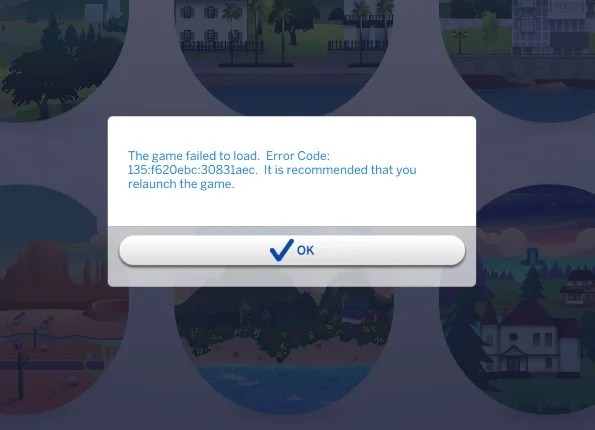 The Complete Guide to Fixing Sims 4 Error Code 135:f620ebc:30831aec (2025 Edition) 1 Error Code 135:f620ebc:30831aec