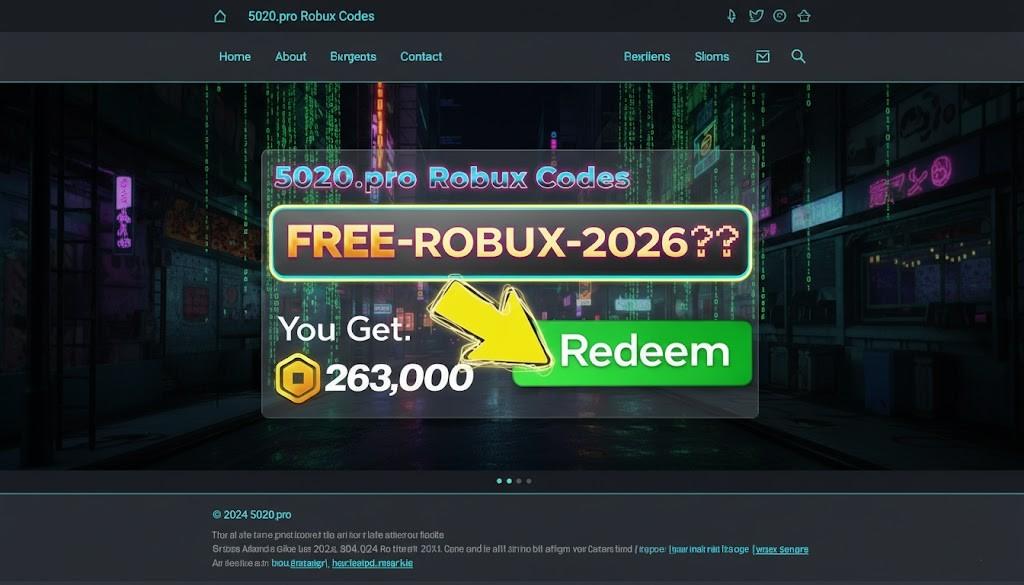 5020 Pro Free Robux Codes The Truth Revealed In 2026 AxeeTech 5020.pro Free Robux Codes Website 