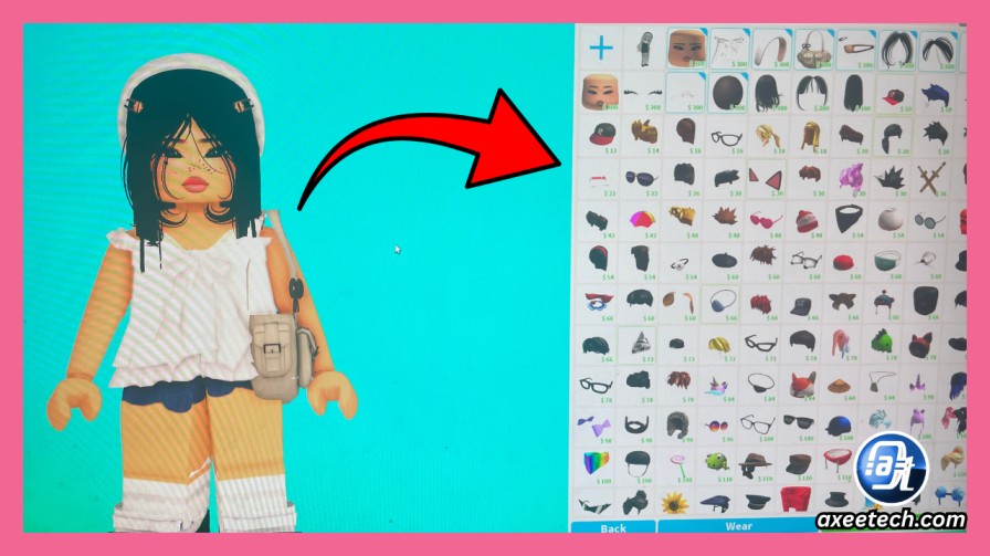 Berry Ave Codes (2026)– Pink Pacifiers, Hair & Outfit IDs 2 Roblox avatar customization screen showing accessory and clothing options.