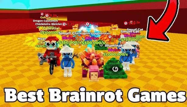 Top 10 Brainrot Roblox Games To Play In 2026 AxeeTech Best Brainrot Games 