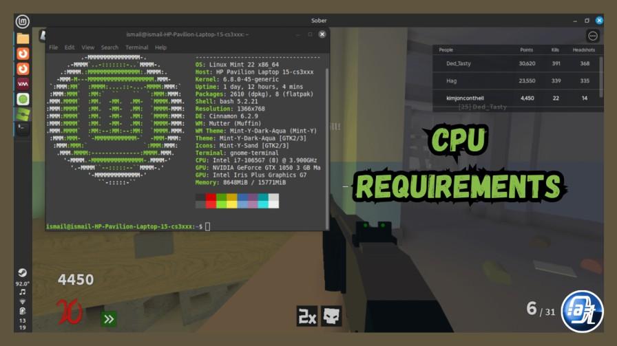 Sober Roblox Linux Guide Install Fix And Boost Performance AxeeTech CPU 