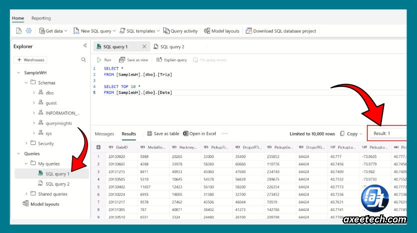 Understanding order_item_cons_data_2: Complete Guide to Order Item Confirmation Data 4 Screenshot of SQL query results showing ORDITEMCONF data