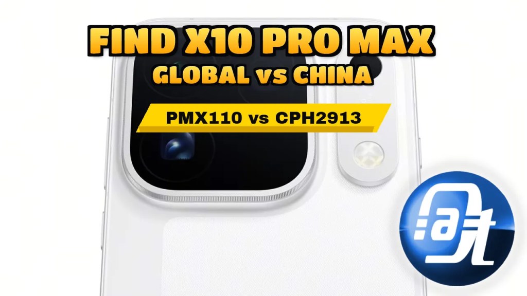 Oppo Find X10 Pro Max Global vs China comparison