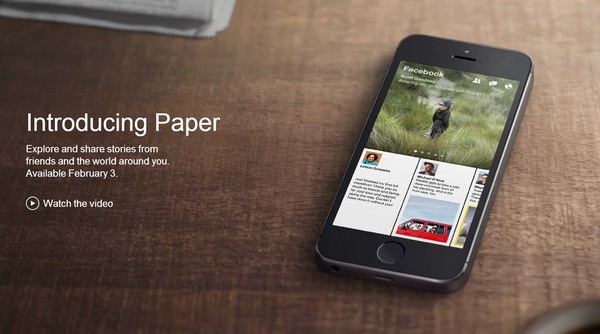 [App] 即將登場！閱讀臉書如同翻雜誌的新工具「Facebook Paper」！
