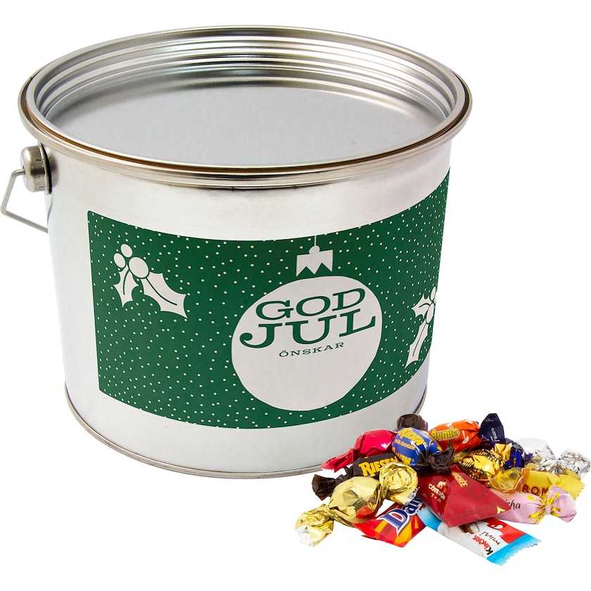 Godis Nyheter 2021 . PlÃ¥think med godis - Egen etikett pÃ¥ hinken