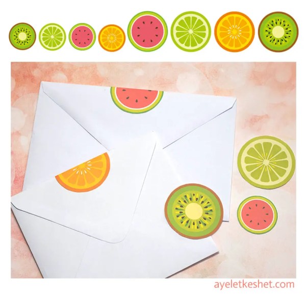 images Printable Cute Fruit Stickers free printable stickers ayelet keshet