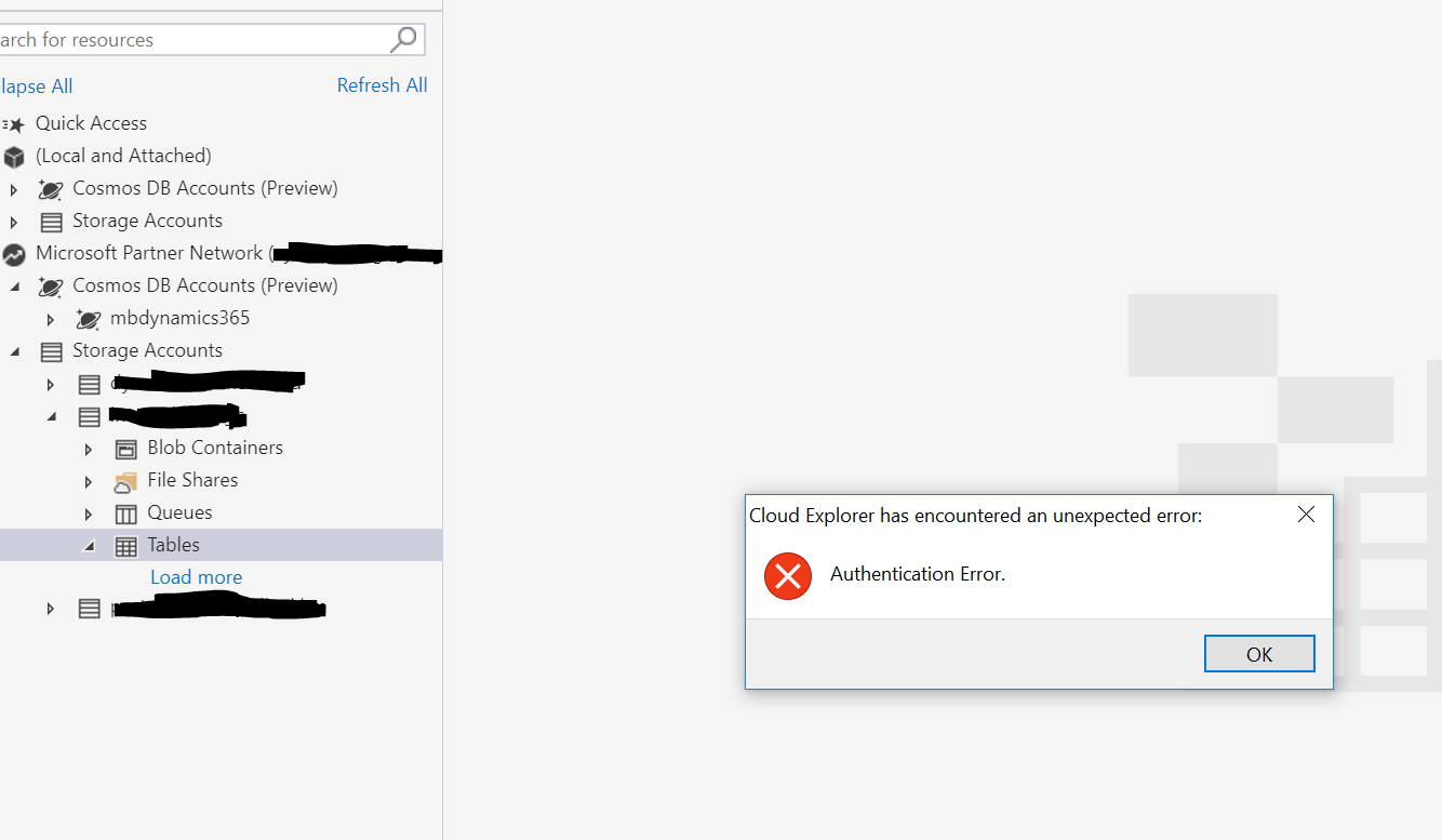 Azure Storage error: 403 forbidden: AuthenticationErrorDetail