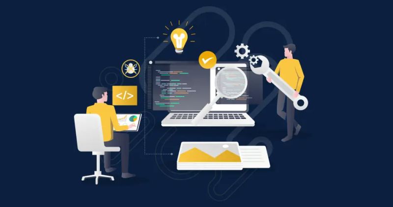 The Way We Do Software Development - HD Dark Textures for Desktop