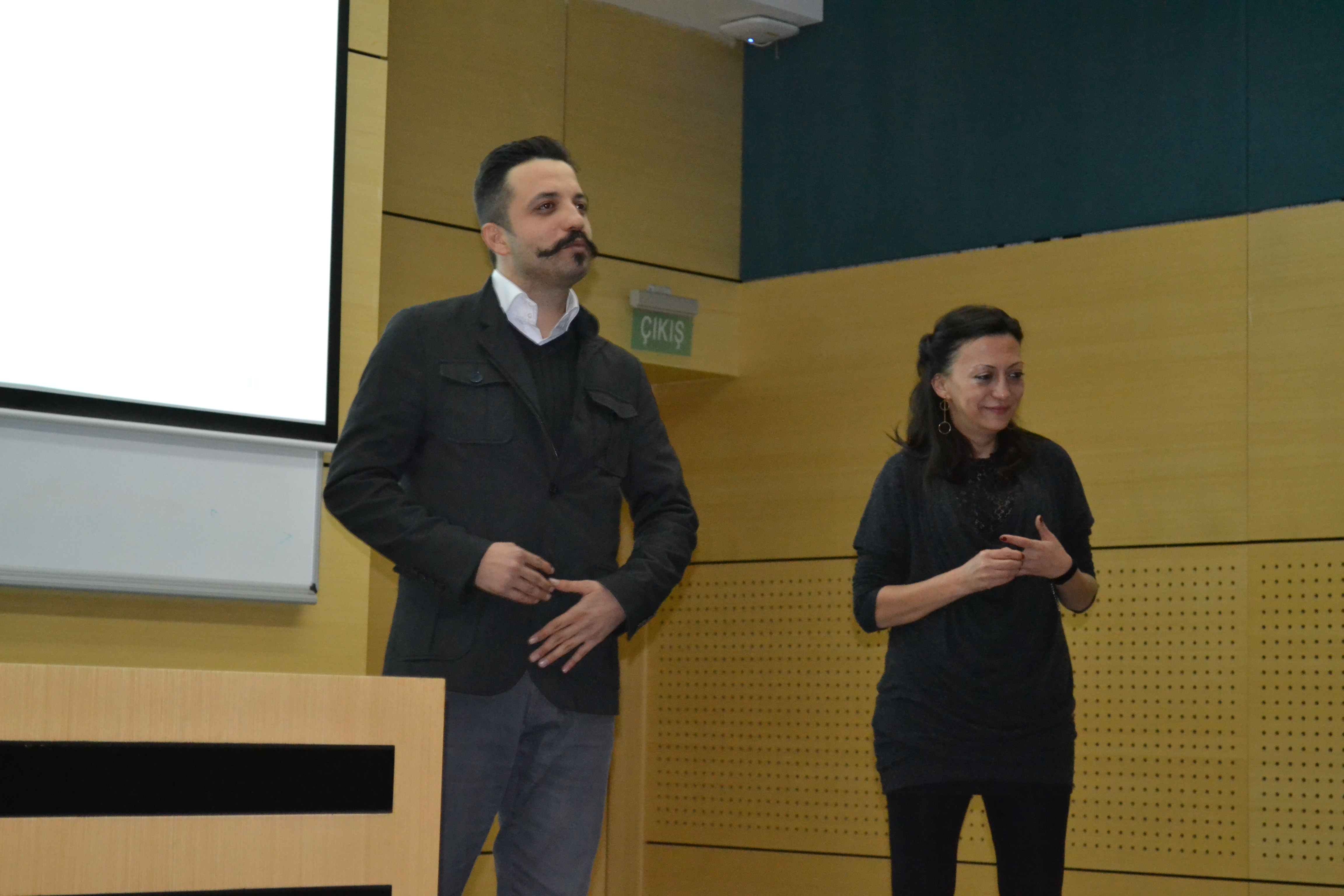 SAÜ- Ali Cevat ÜNSAL ile aynı sahnede:)