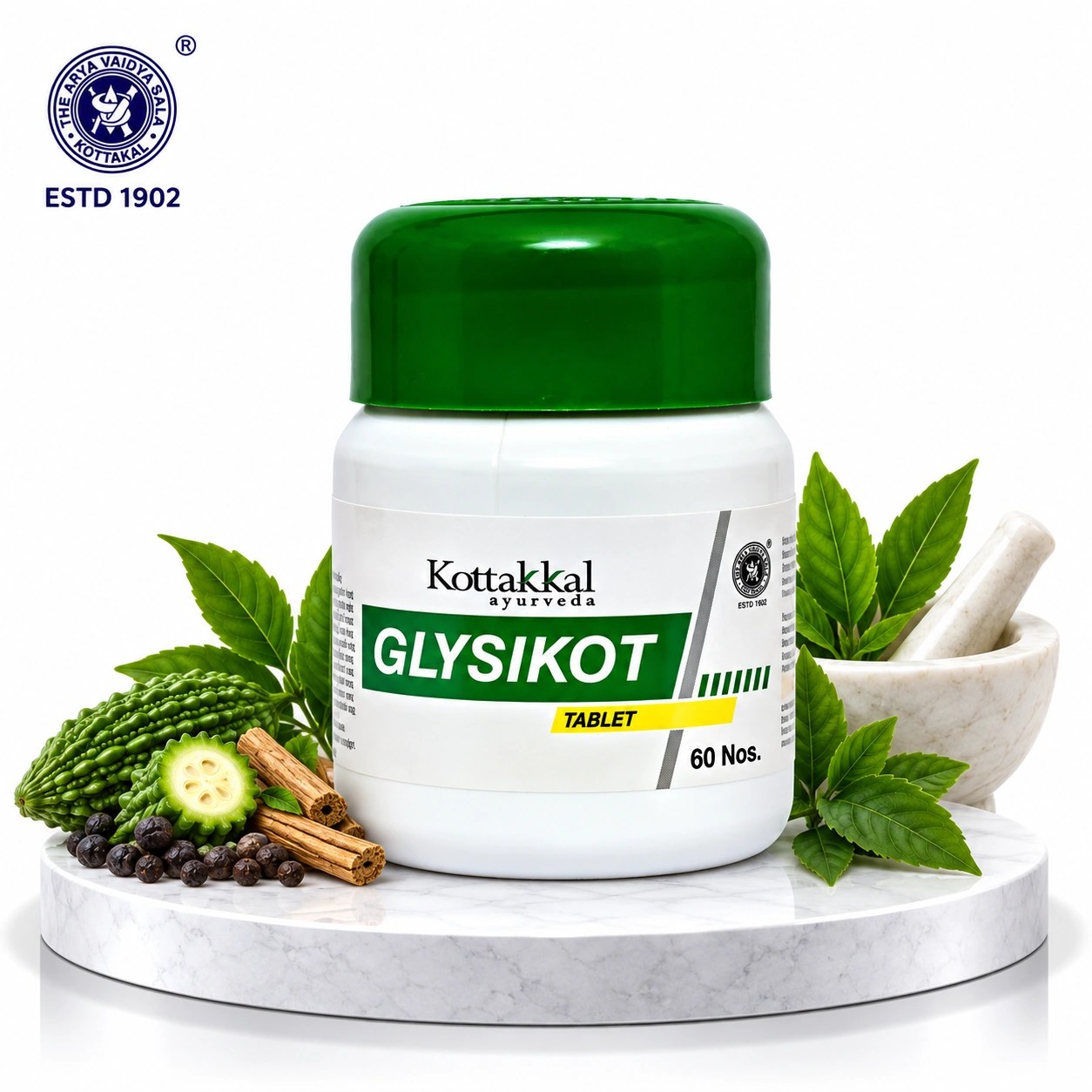 Kottakkal Glysikot Tablets 60 - Ayurvedic Proprietary Formula