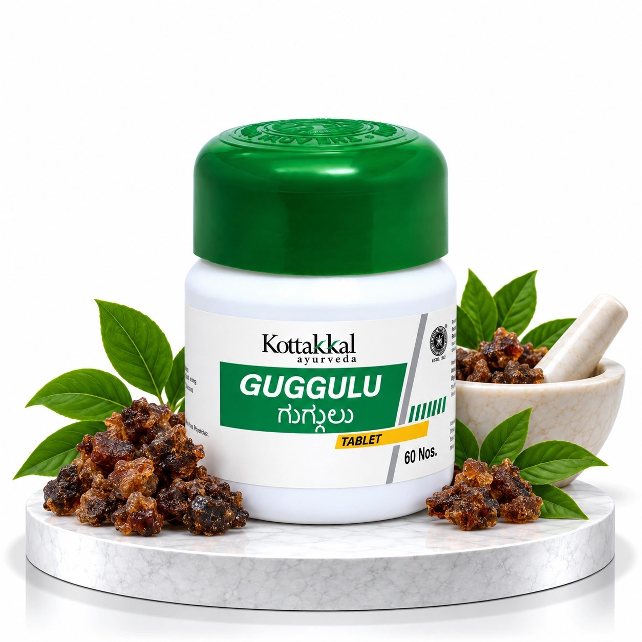 Kottakkal Guggulu Tablets 60 - Traditional Ayurvedic Resin Herb