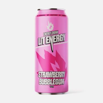 Лит Энерджи Клубника Жвачка / Lit Energy Strawberry Bubblegum 0.45л х12шт