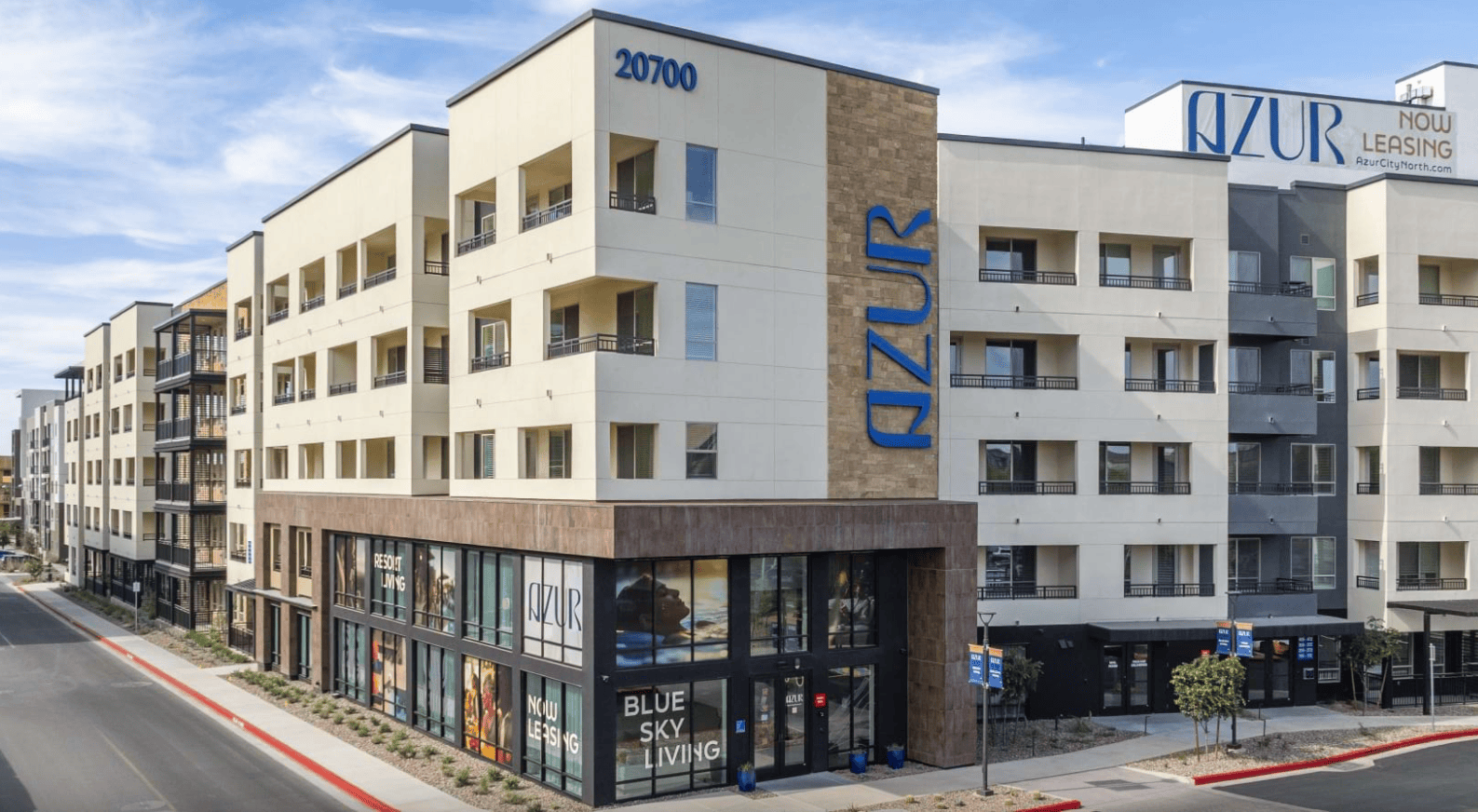 Azur luxury multifamily development in Phoenix Arizona – commercial low-voltage project by Evolve Automation Access Control: Brivo commercial access control installation at Azur luxury apartments in Phoenix Network Closet: Commercial MDF and IDF structured cabling installation at Azur in Phoenix Arizona Surveillance: Commercial IP surveillance camera installation at Azur multifamily development Fiber: Single-mode fiber optic backbone installation for Azur apartments in Phoenix ButterflyMX: ButterflyMX visitor entry system installed at Azur luxury apartments Amenity AV: Control4 commercial audio video and amenity automation at Azur apartments Outdoor Audio: Sonance outdoor audio system installed at Azur luxury multifamily development