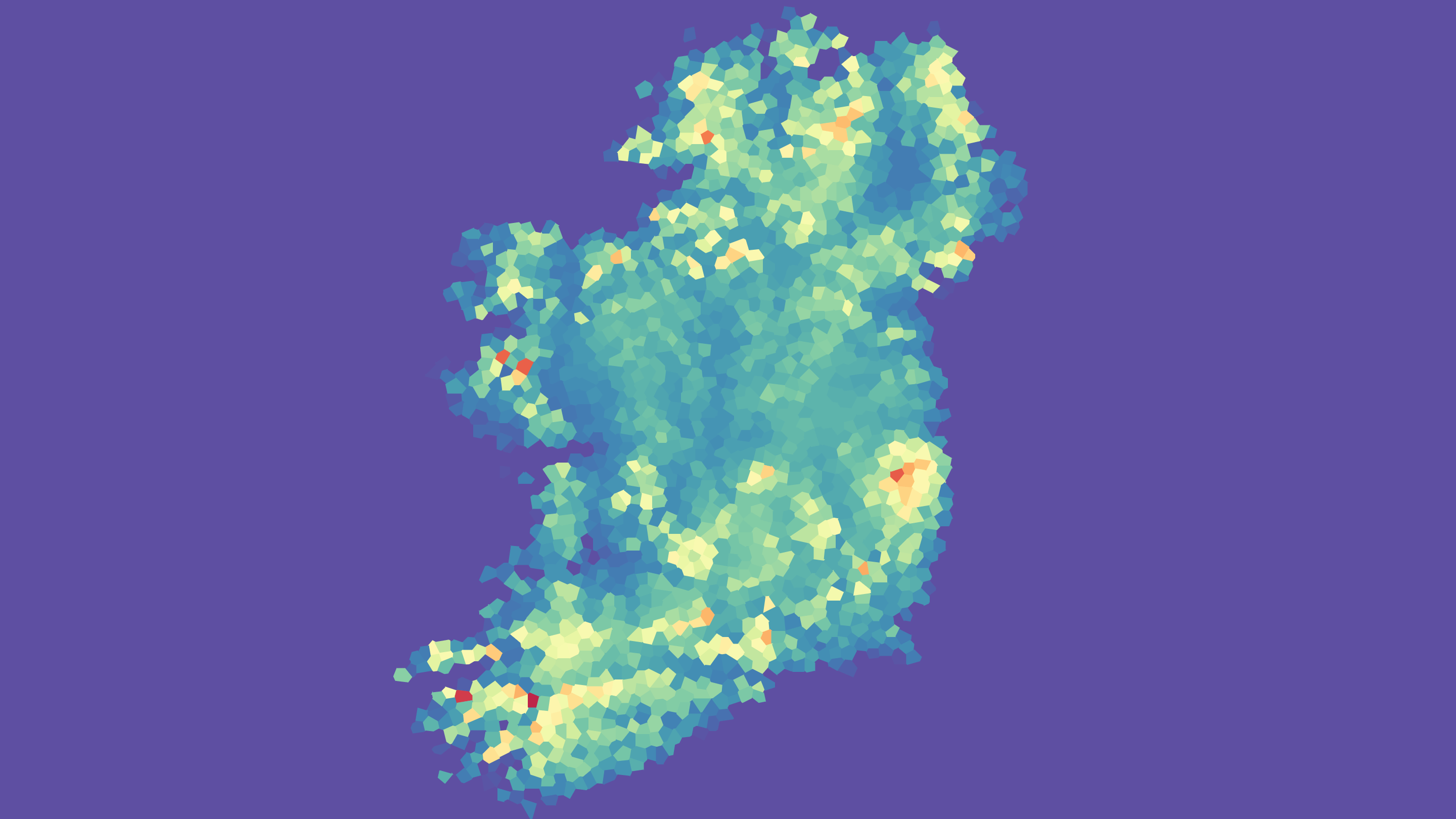 Heightmap processed by lightness