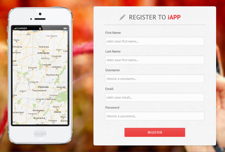 Responsive Register Template With Fullscreen Background Slideshow Html5 Css3 Azmind