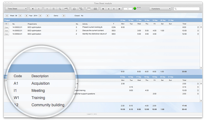 Timesheet Software Azor - Space Illustration Collection - Retina Quality
