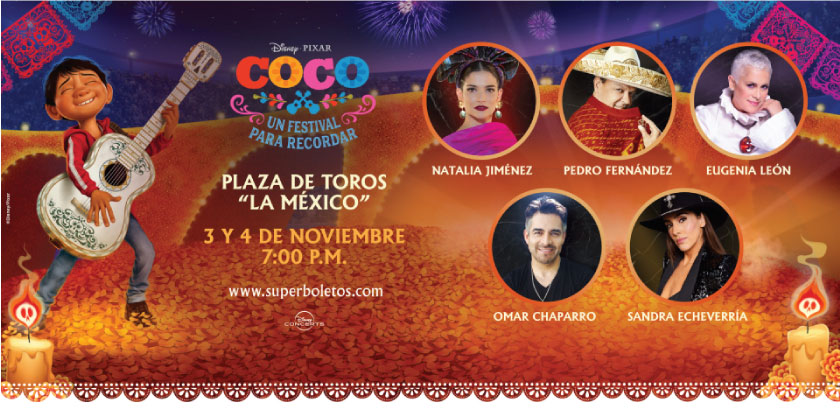 COCO: un festival para recordar llega a la Plaza de Toros México
