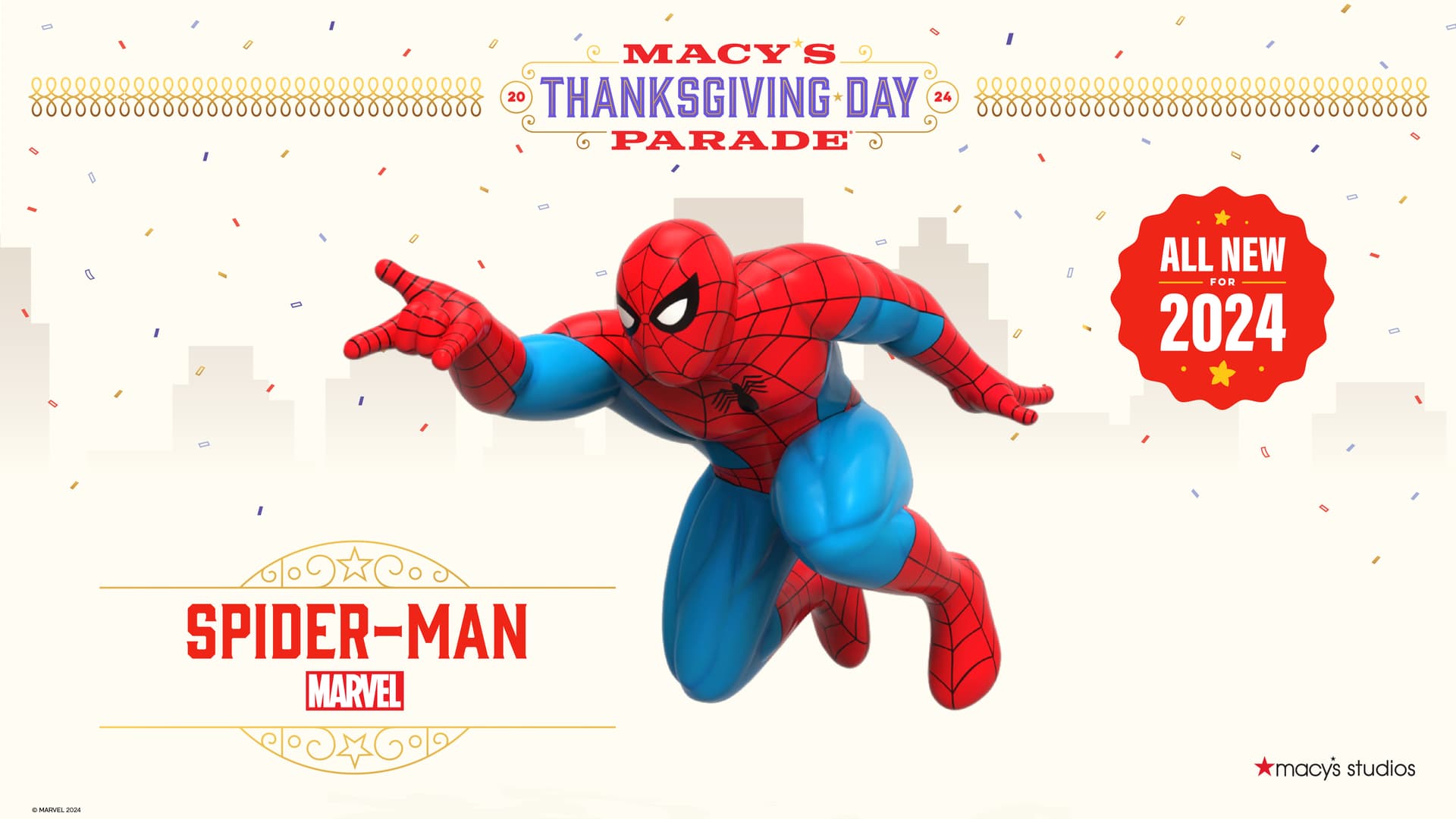 Spider-Man regresa al desfile del Día de Acción de Gracias de Macy’s