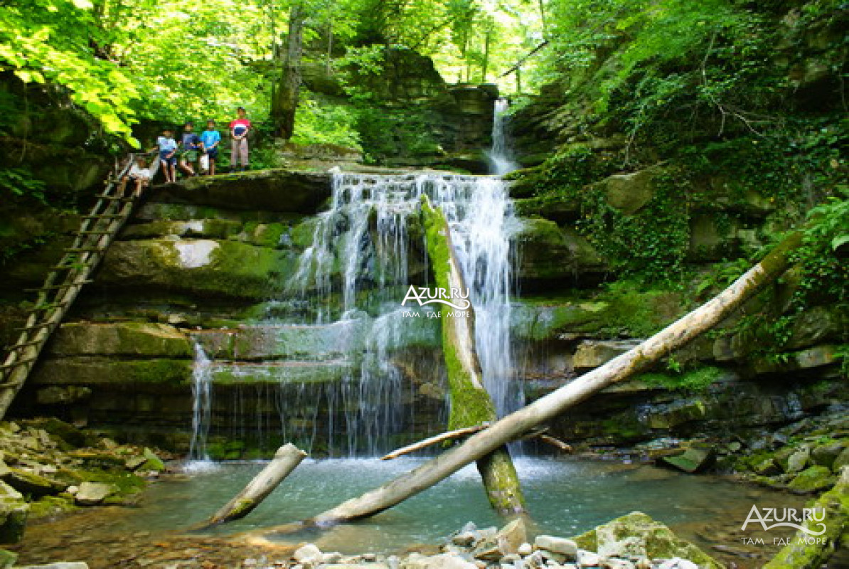 33 водопада на ручье джегош — один из самых популярных экскурсионных . Vodopady Shepsi Ekskursiya K Shepsinskim Vodopadam Na Dzhipe