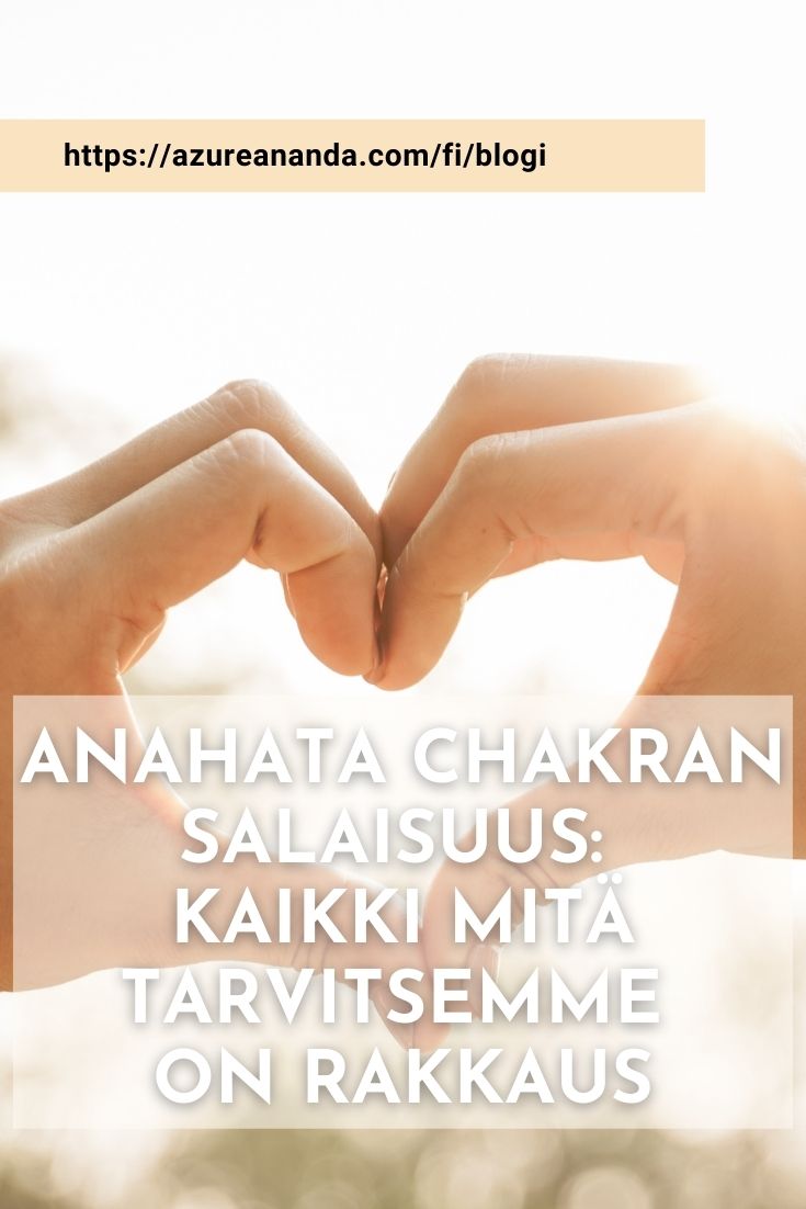 Kaikki mitä tarvitsemme on rakkaus