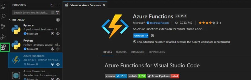 create python azure function