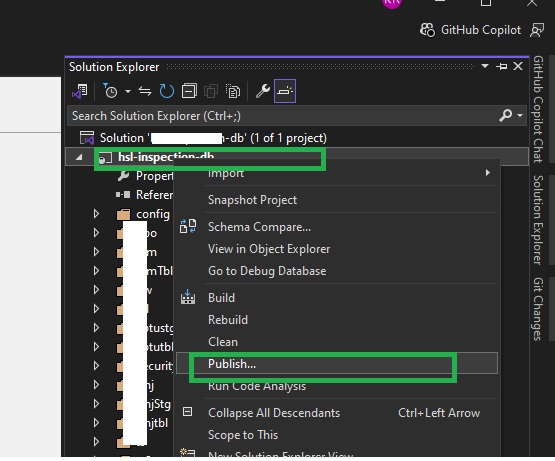 publish dacpac file from Visual Studio