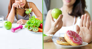 photo showing the difference between dieting 
