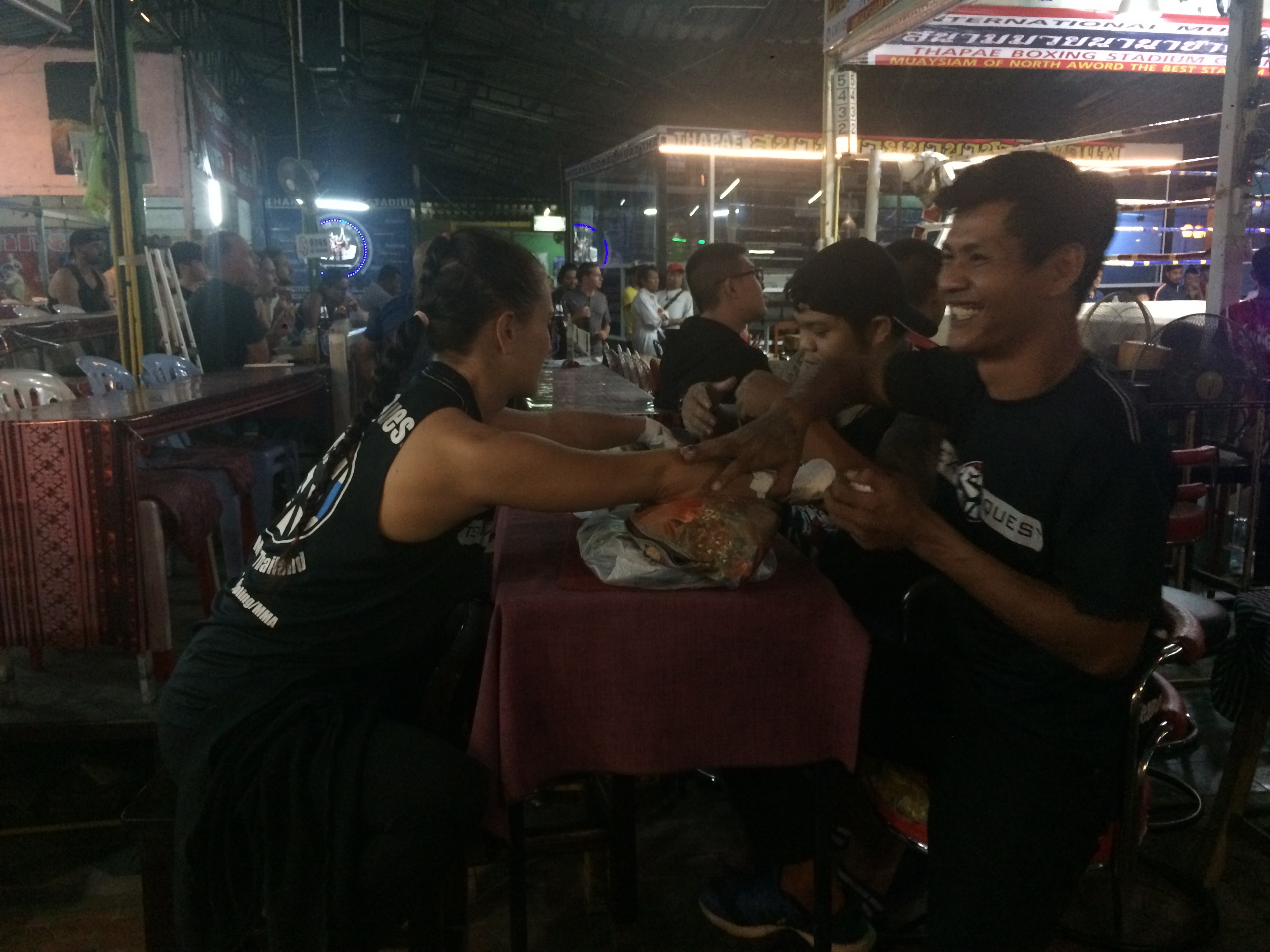 Pre-Fight: Handwrapping Time