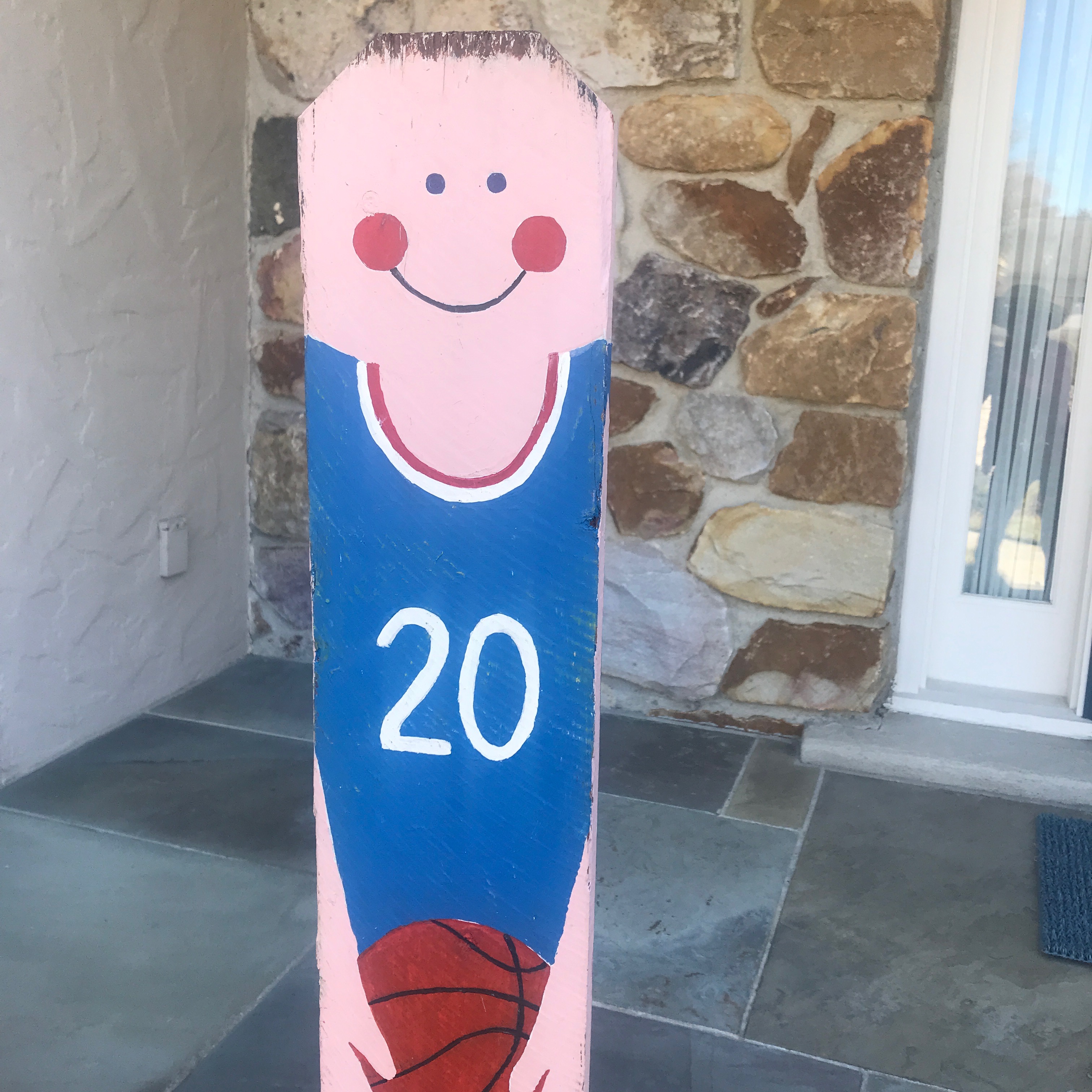 BBall Post People Man