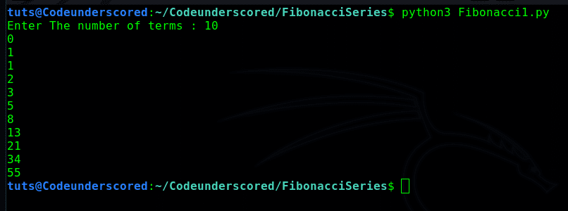 Fibonacci Series In C And Python Code Underscored - Premium Dark Picture Gallery - Retina