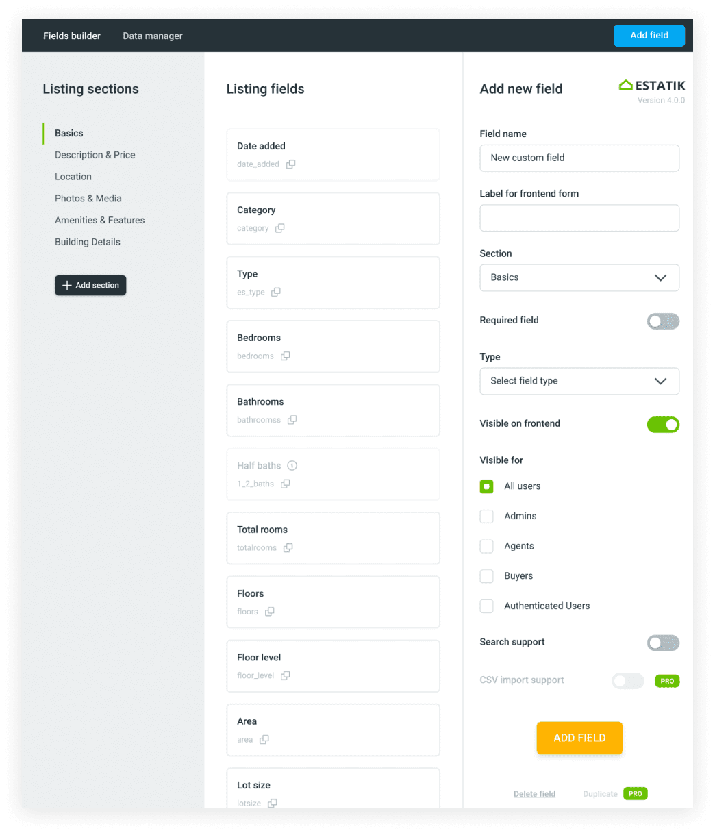 Fields Builder Estatik - Download Incredible Mountain Picture | HD
