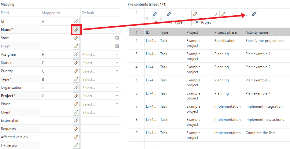 Importing Activities From Excel Projecttop - Geometric Image Collection - HD Quality