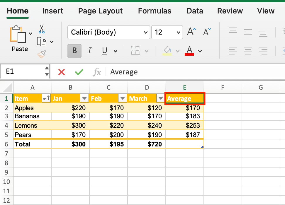 Excel basics: Get started with tables (14) Excel basics: Get started with tables (14)