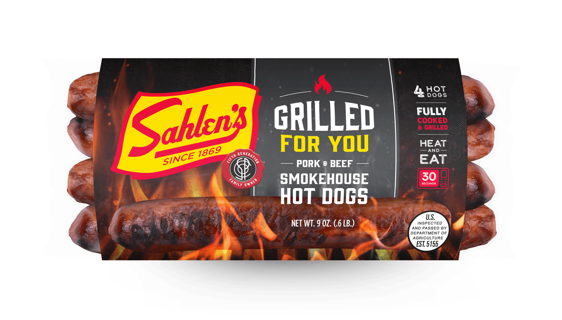 Sahlen's Grilled For You™ Smokehouse Hot Dogs No Mess. No Guess. No