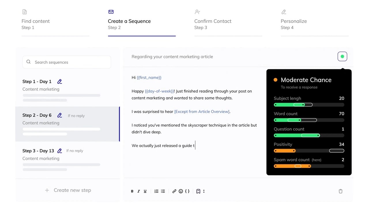 Respona software screenshot