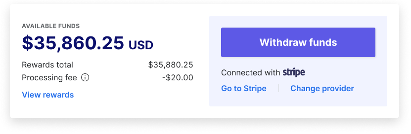 Rewards, payouts, and compliance management in PartnerStack, offering transparent rewards tracking and payout options with compliance measures for secure transactions.