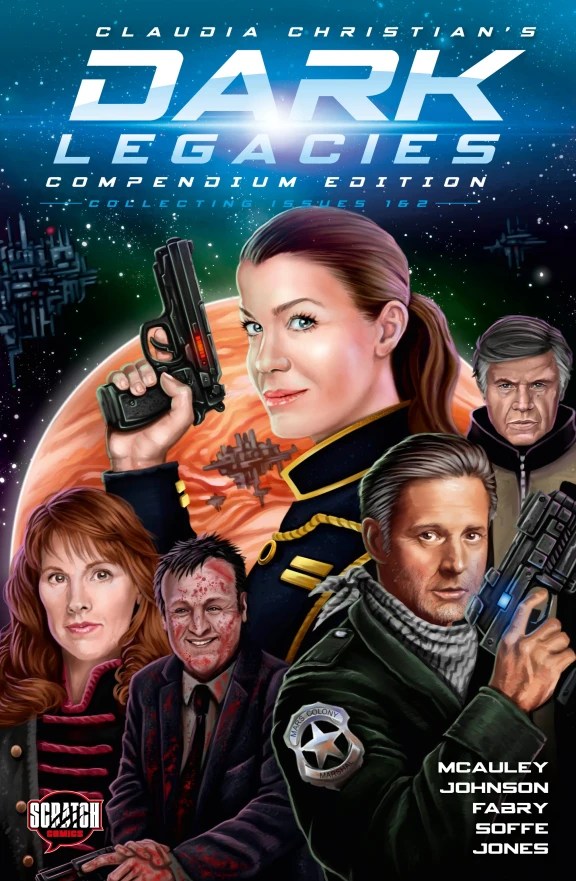 Comic Dark Legacies Compendium Autographed by Claudia Christian (Alternate Cover)