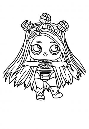 5 free printable lol dolls coloring pages, sheets and pictures for