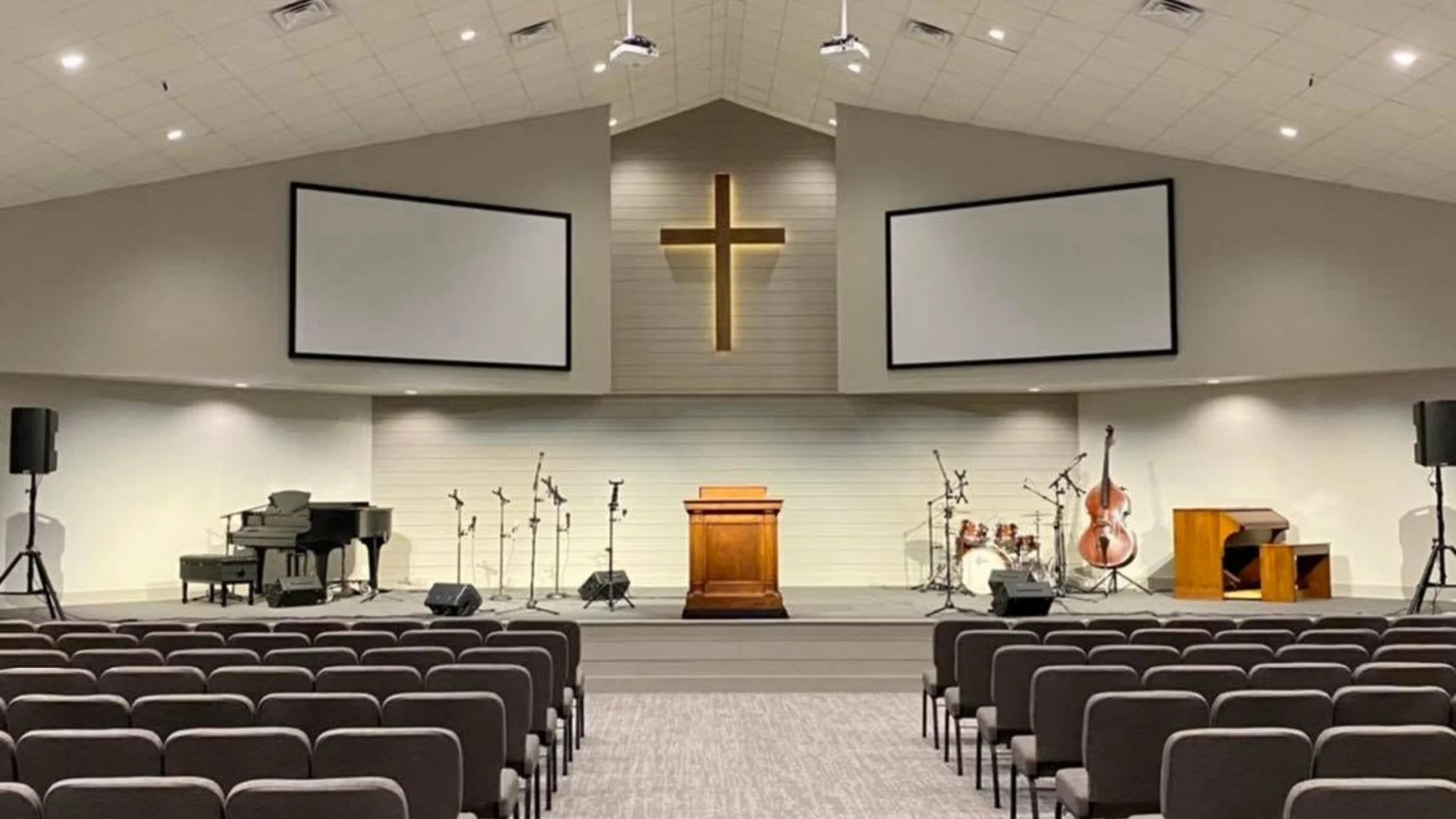 view of the Emmanuel Baptist Church sanctuary