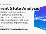 Current State Analysis Business Analyst Definitions