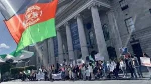 Afghan Flag Waving in Dublin