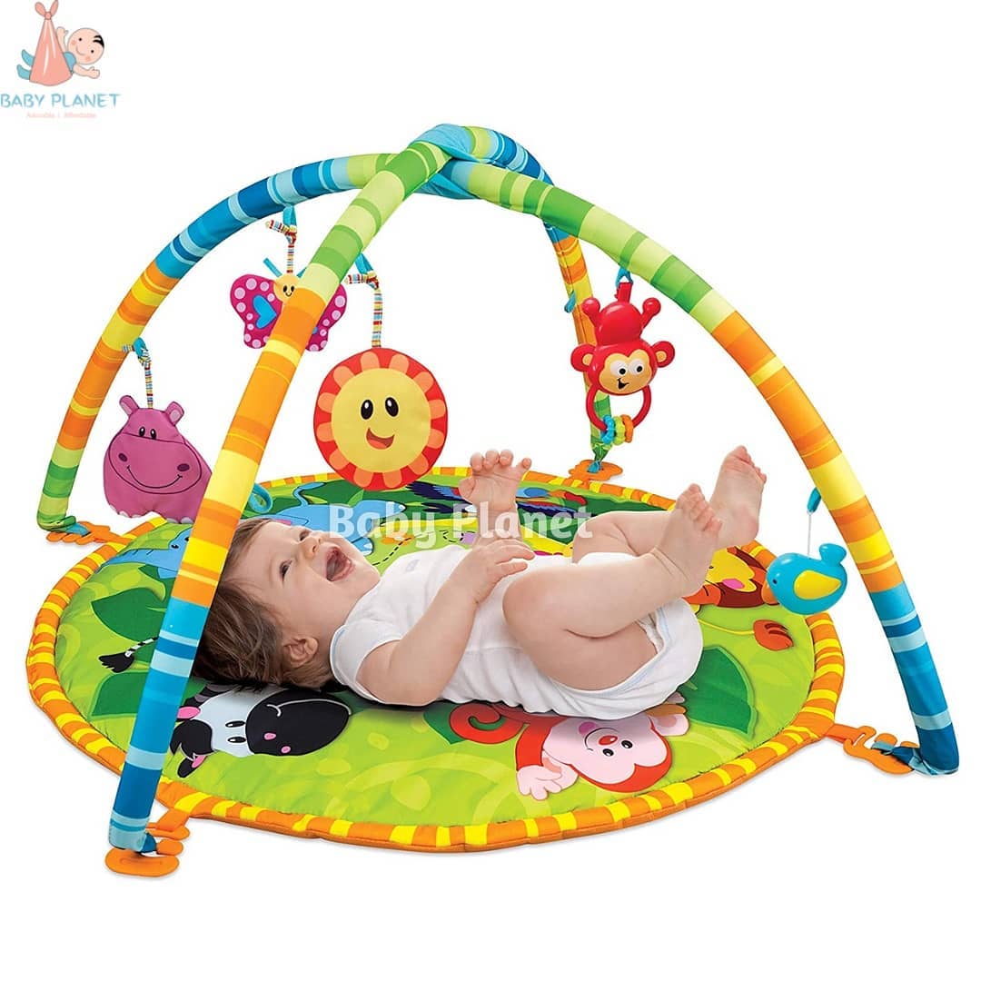 Baby Play Gym Mat With Hanging Toys Baby Planet
