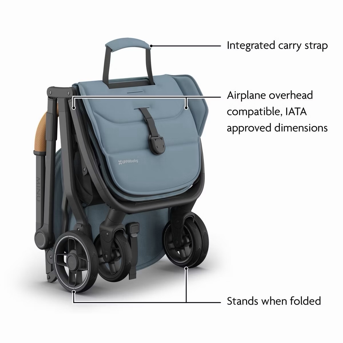 UPPAbaby Minu V3 Lightweight Travel Stroller