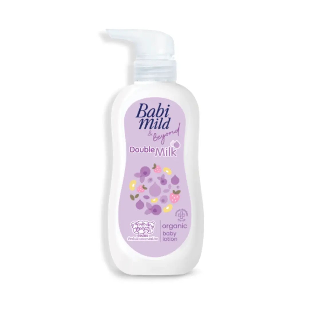 Babi Mild Baby Lotion Double Milk 350ml