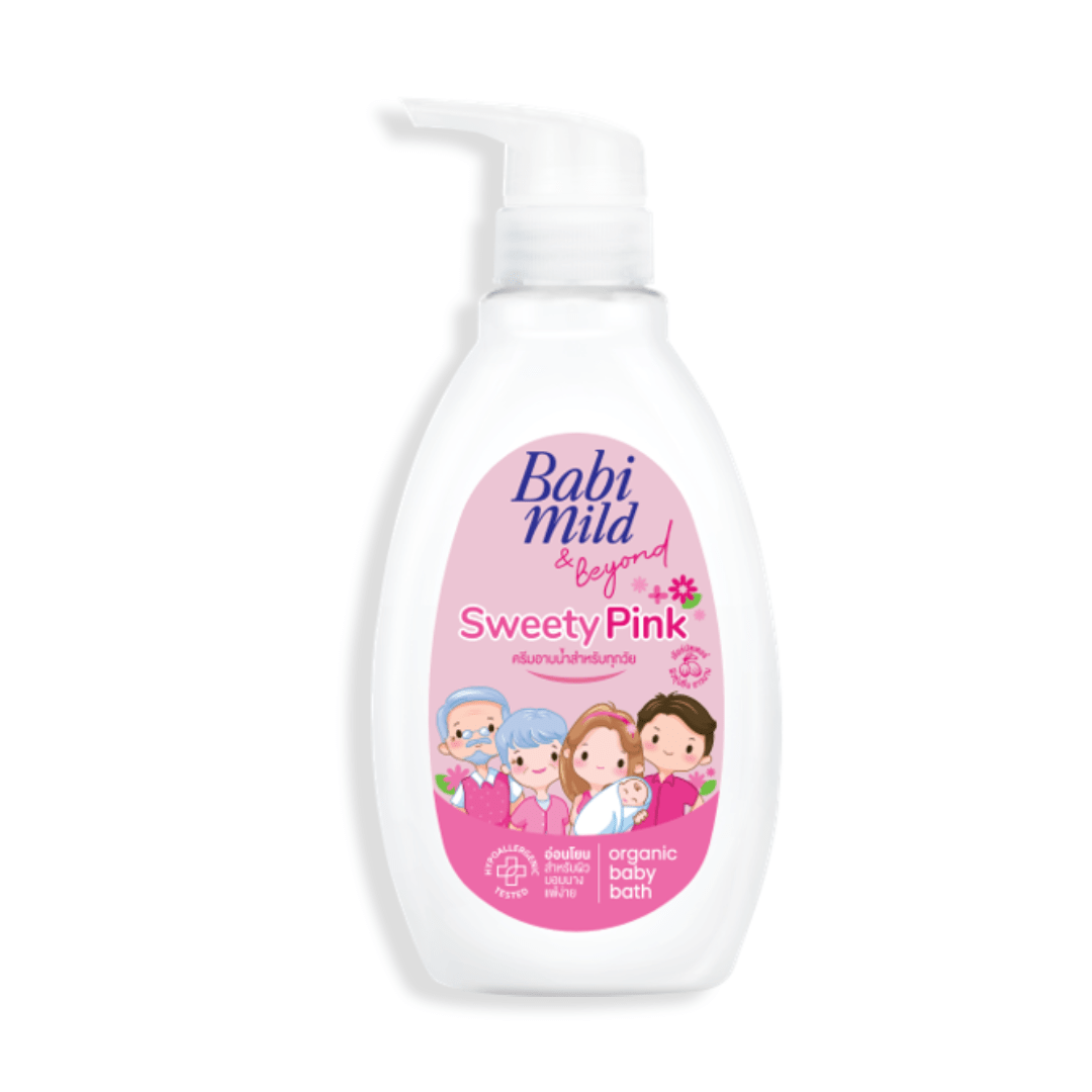 Babi Mild Baby Bath Sweety Pink – 180ml