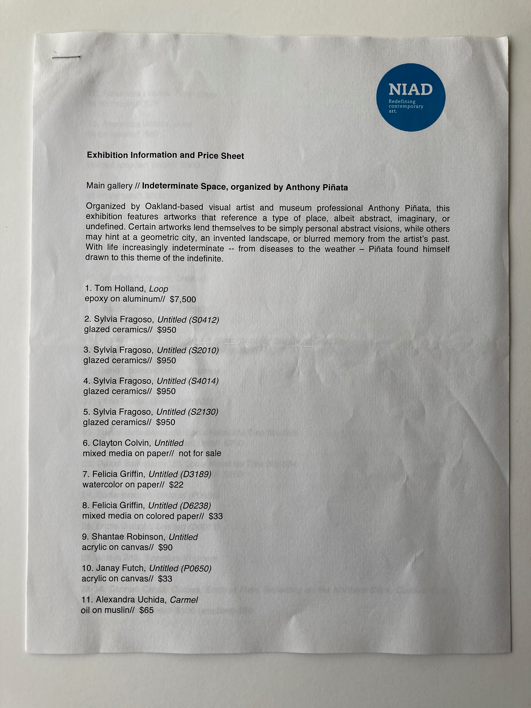 Image of ephemera related to The Collage Party 3